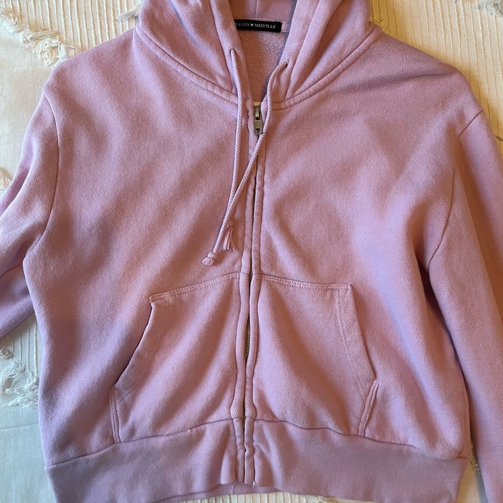 brandy melville zip up